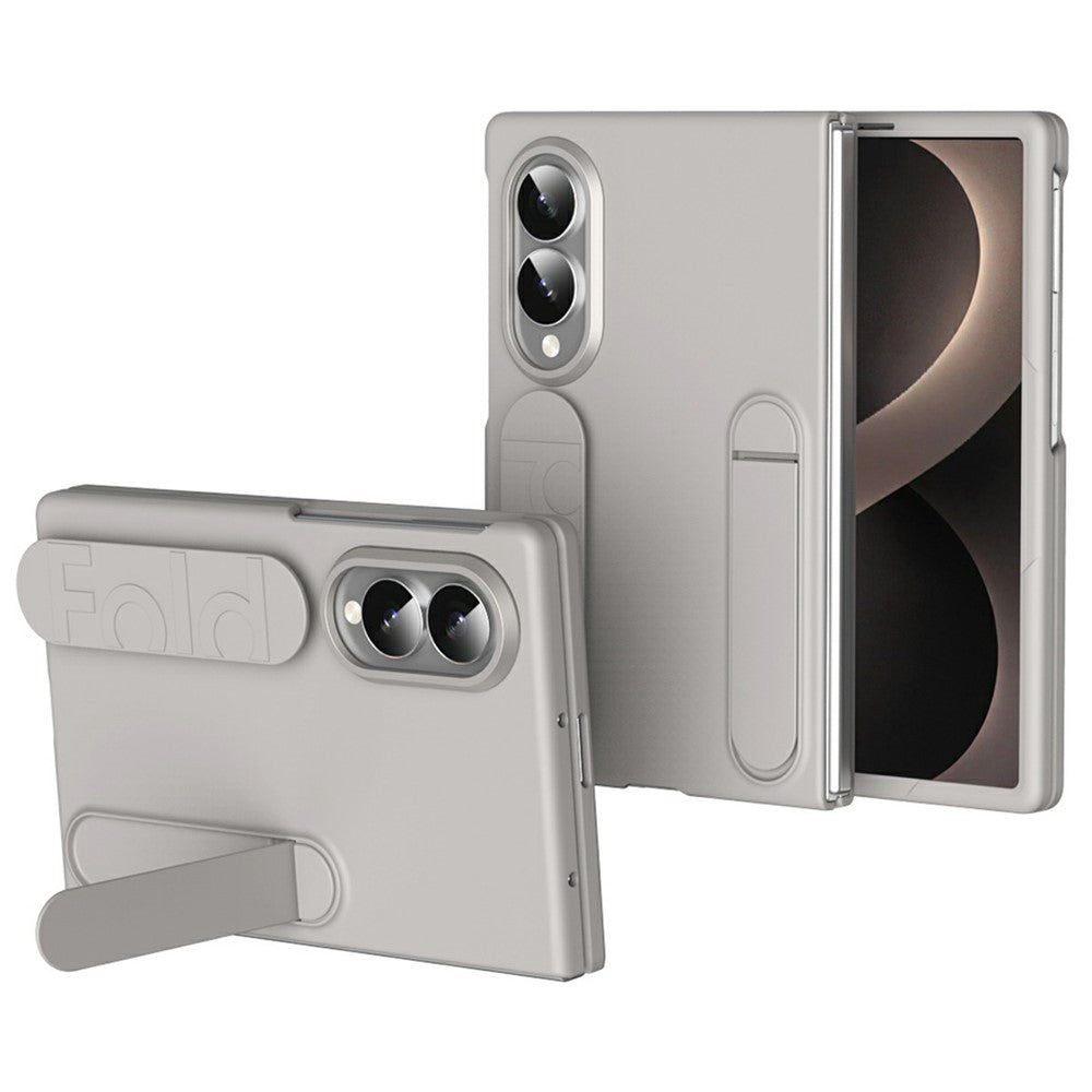 For Samsung Galaxy Z Fold8 Phone Case Kickstand Wristband PC Silicone Mobile Cover