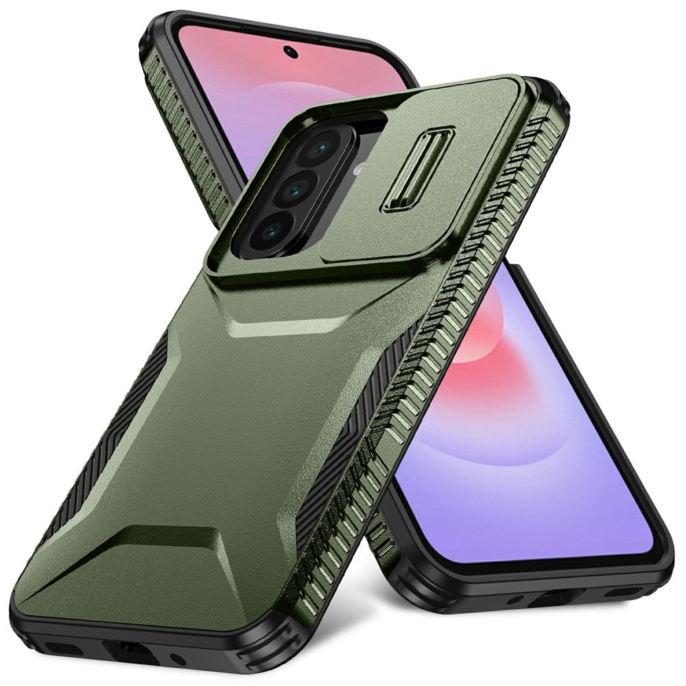 For Samsung Galaxy A27 5G Case Camshield TPU + PC Phone Cover Non-Slip Side Edge