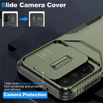 For Samsung Galaxy A27 5G Case Camshield TPU + PC Phone Cover Non-Slip Side Edge