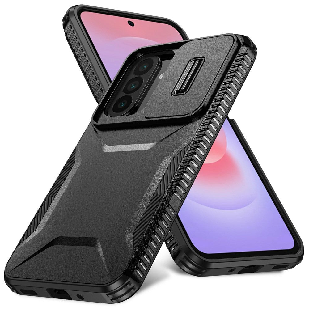 For Samsung Galaxy A27 5G Case Camshield TPU + PC Phone Cover Non-Slip Side Edge