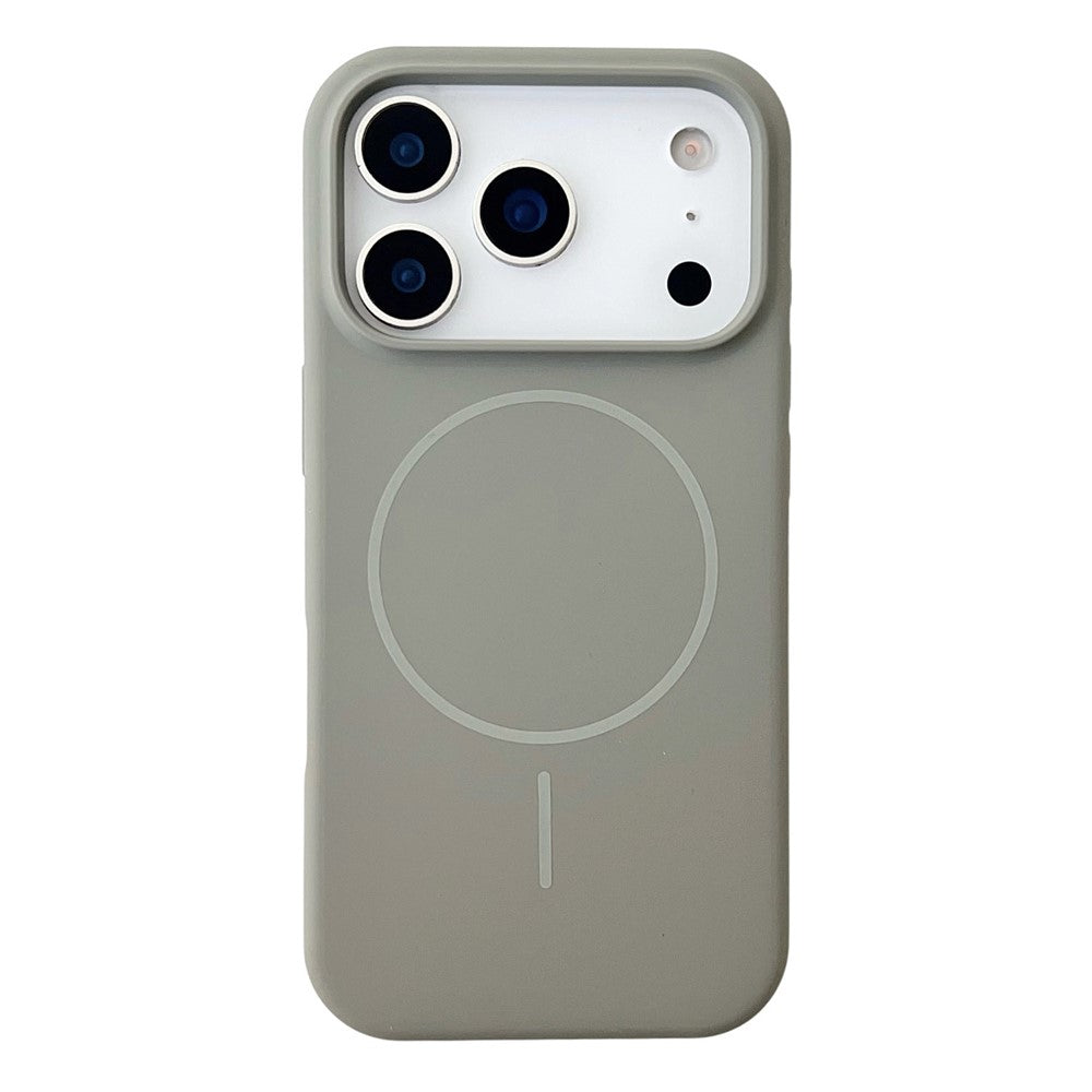 For iPhone 18 Pro / 17 Pro Magnetic Case Liquid Silicone Anti-Drop Phone Back Cover