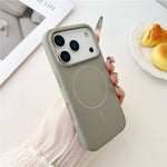 For iPhone 18 Pro / 17 Pro Magnetic Case Liquid Silicone Anti-Drop Phone Back Cover
