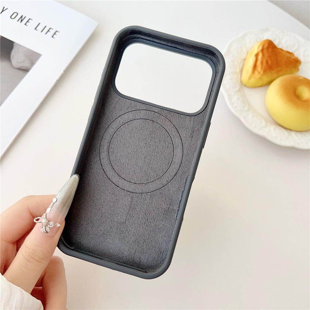 For iPhone 18 Pro / 17 Pro Magnetic Case Liquid Silicone Anti-Drop Phone Back Cover
