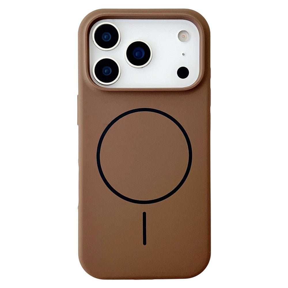 For iPhone 18 Pro / 17 Pro Magnetic Case Liquid Silicone Anti-Drop Phone Back Cover