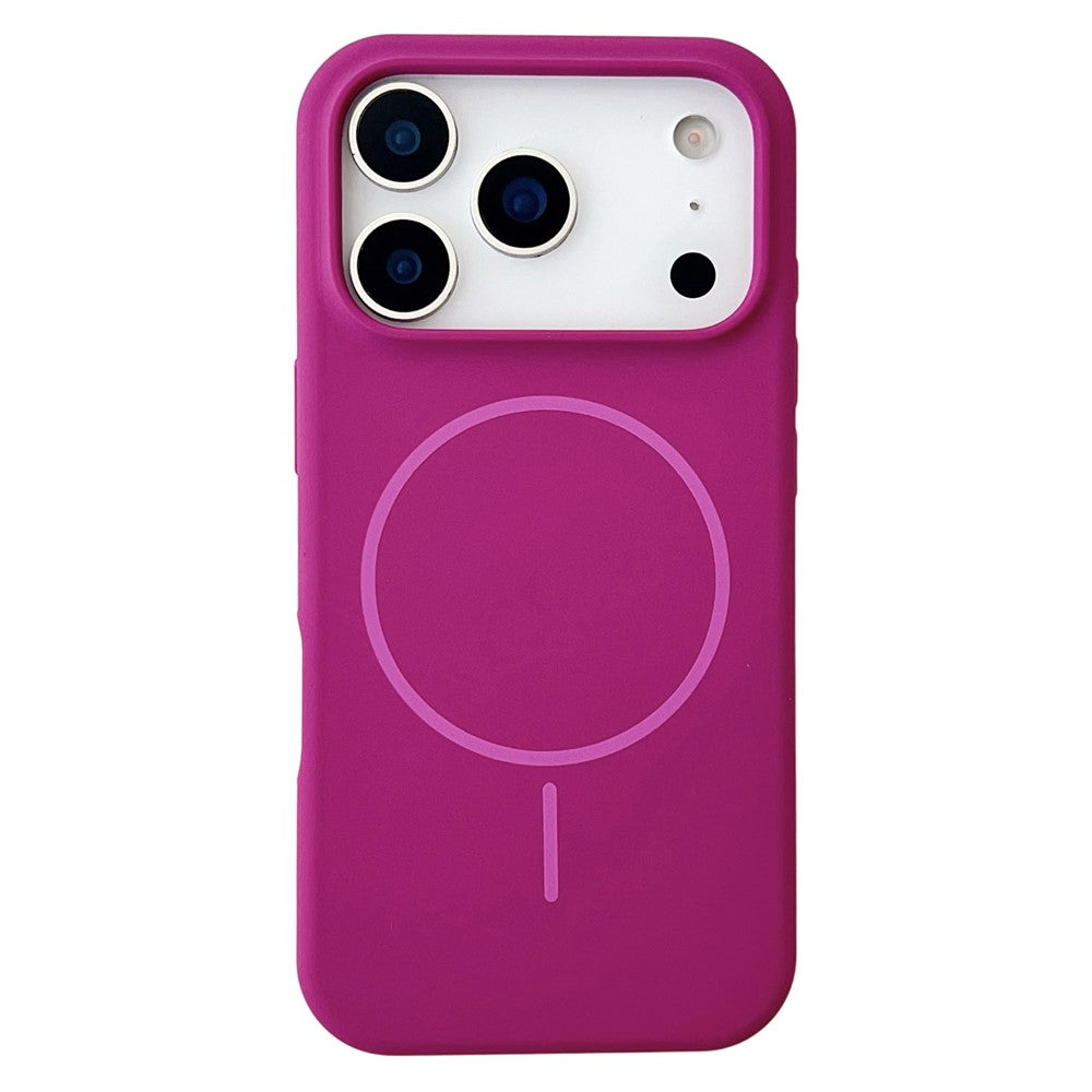 For iPhone 18 Pro / 17 Pro Magnetic Case Liquid Silicone Anti-Drop Phone Back Cover