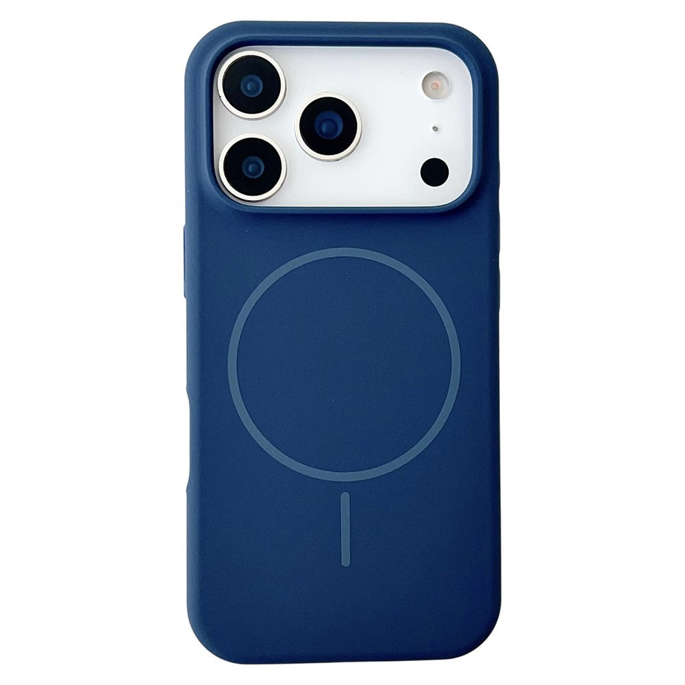 For iPhone 18 Pro / 17 Pro Magnetic Case Liquid Silicone Anti-Drop Phone Back Cover