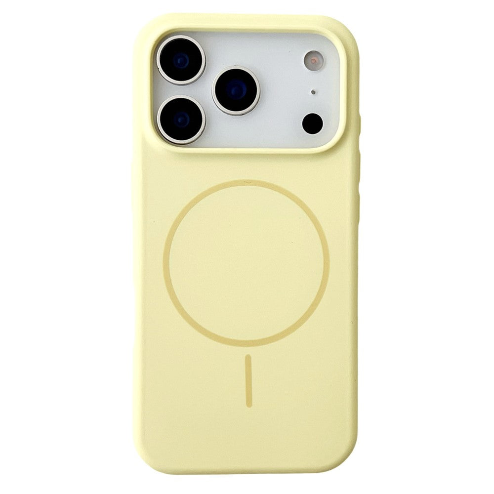For iPhone 18 Pro / 17 Pro Magnetic Case Liquid Silicone Anti-Drop Phone Back Cover