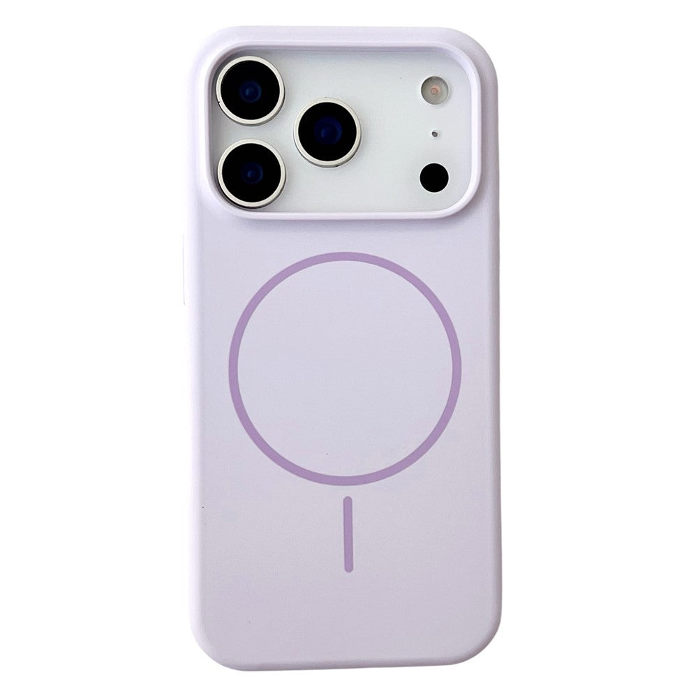 For iPhone 18 Pro / 17 Pro Magnetic Case Liquid Silicone Anti-Drop Phone Back Cover