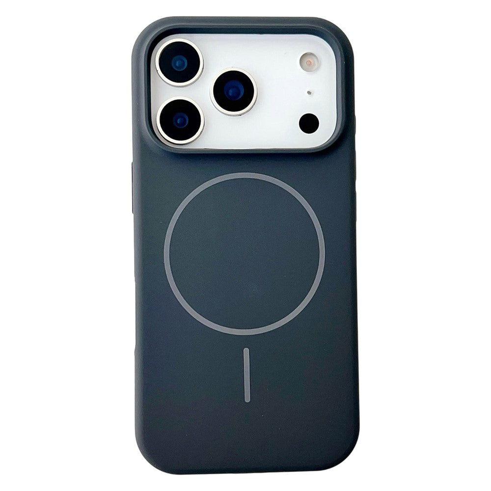For iPhone 18 Pro / 17 Pro Magnetic Case Liquid Silicone Anti-Drop Phone Back Cover