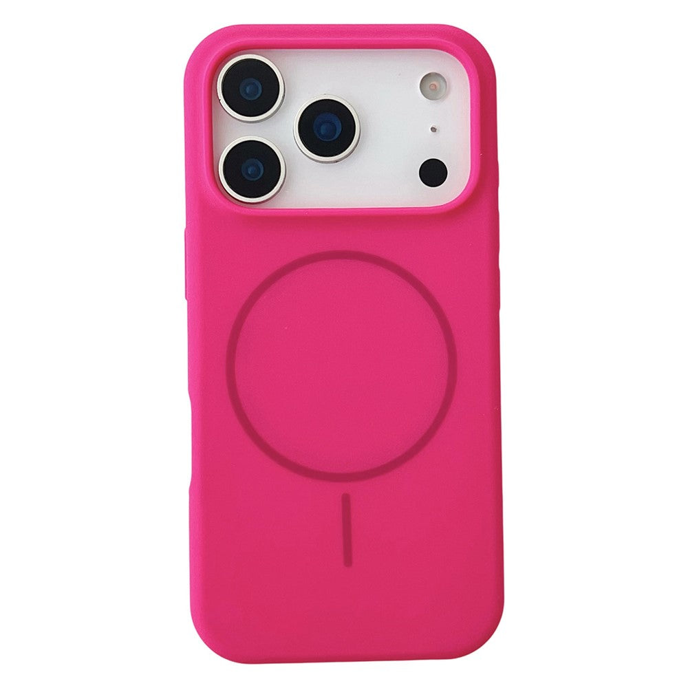 For iPhone 18 Pro / 17 Pro Magnetic Case Liquid Silicone Anti-Drop Phone Back Cover