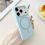 For iPhone 18 Pro Max / 17 Pro Max Magnetic Case Liquid Silicone Anti-Drop Phone Back Cover