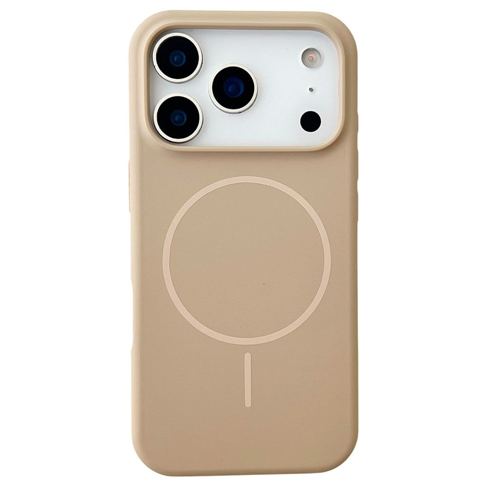 For iPhone 18 Pro Max / 17 Pro Max Magnetic Case Liquid Silicone Anti-Drop Phone Back Cover