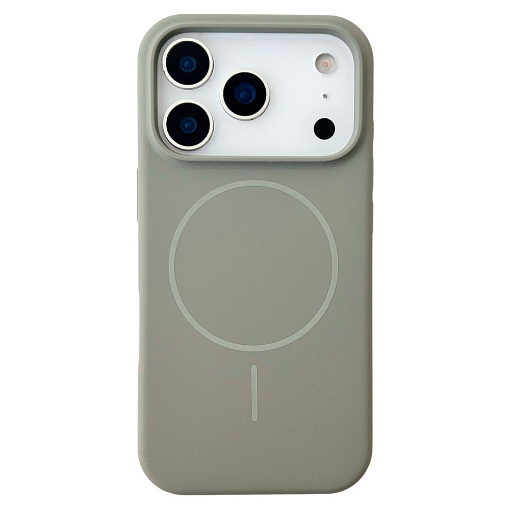 For iPhone 18 Pro Max / 17 Pro Max Magnetic Case Liquid Silicone Anti-Drop Phone Back Cover