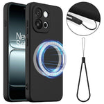 Til OnePlus Nord 6 5G / Turbo 6 5G Magnetisk Etui Anti-Fald Flydende Silikone Telefoncover med Snor