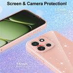 For OnePlus Nord 6 5G / Turbo 6 5G magnetisk cover, glitter TPU stødsikkert telefoncover med snor