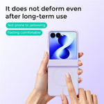 ABEEL For Samsung Galaxy Z Flip8 Magnetic Case Hinge Protection Skin Touch Liquid Silicone Shockproof Phone Cover