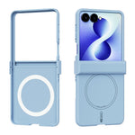 ABEEL For Samsung Galaxy Z Flip8 Magnetic Case Hinge Protection Skin Touch Liquid Silicone Shockproof Phone Cover