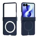 ABEEL For Samsung Galaxy Z Flip8 Magnetic Case Hinge Protection Skin Touch Liquid Silicone Shockproof Phone Cover