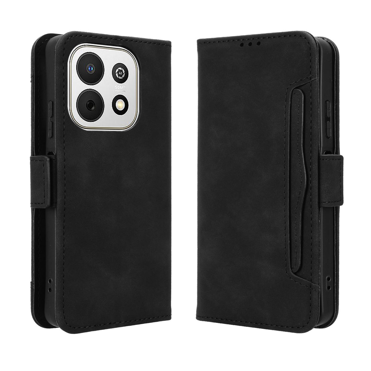 For Huawei Enjoy 90 / Huawei Enjoy 90 Plus / Huawei nova Y74 4G Leather Case Phone Wallet Cover with Multiple Card Slots