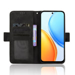 For Honor Play 80 Plus 5G / Honor X7e 4G Leather Case Phone Wallet Cover with Multiple Card Slots