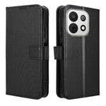 For Huawei Enjoy 90 Plus / Huawei Enjoy 90 / Huawei nova Y74 4G Leather Wallet Case with Strap Diamond Texture Phone Cover