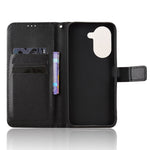 For Honor Play 80 Plus 5G / Honor X7e 4G Leather Wallet Case with Strap Diamond Texture Phone Cover