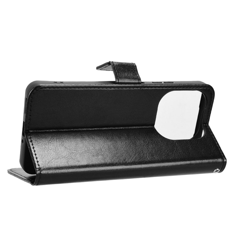 For Huawei Enjoy 90 / Huawei Enjoy 90 Plus / Huawei nova Y74 4G PU Leather Case with Strap Crazy Horse Texture Phone Wallet Cover