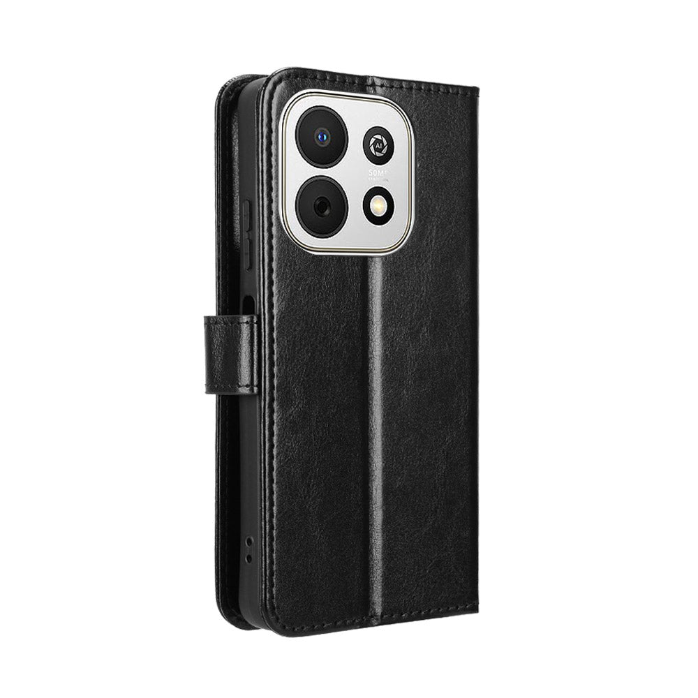 For Huawei Enjoy 90 / Huawei Enjoy 90 Plus / Huawei nova Y74 4G PU Leather Case with Strap Crazy Horse Texture Phone Wallet Cover