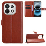 For Huawei Enjoy 90 / Huawei Enjoy 90 Plus / Huawei nova Y74 4G PU Leather Case with Strap Crazy Horse Texture Phone Wallet Cover