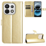 For Huawei Enjoy 90 / Huawei Enjoy 90 Plus / Huawei nova Y74 4G PU Leather Case with Strap Crazy Horse Texture Phone Wallet Cover