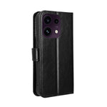 Oppo Reno16 FS 5G / Oppo Reno16 F 5G PU-lædercover med rem, Crazy Horse-tekstur, sammenfoldeligt mobilcover