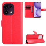 Oppo Reno16 FS 5G / Oppo Reno16 F 5G PU-lædercover med rem, Crazy Horse-tekstur, sammenfoldeligt mobilcover