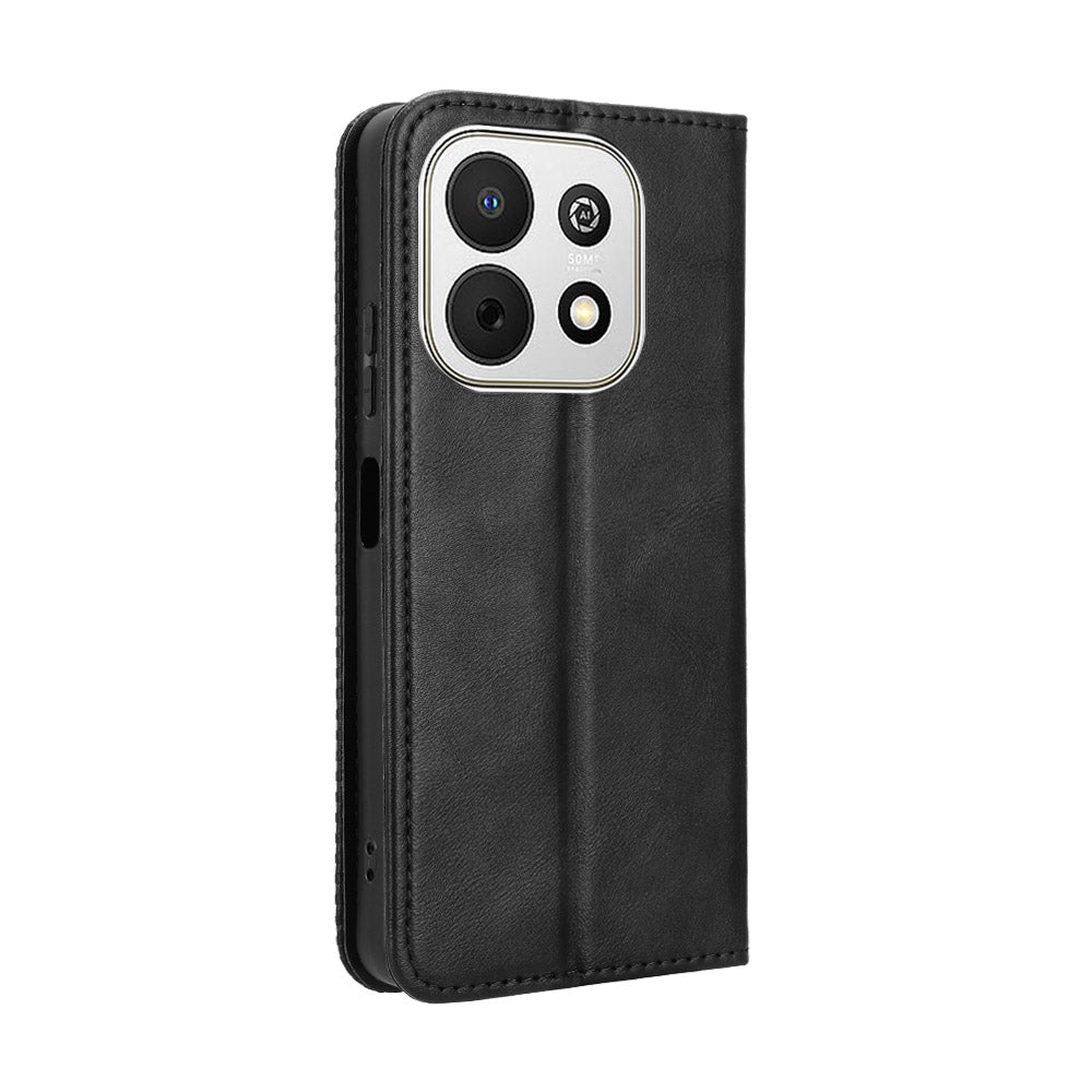 For Huawei Enjoy 90 / Huawei Enjoy 90 Plus / Huawei nova Y74 4G Leather Case Wallet Stand Retro Texture Phone Cover