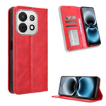 For Huawei Enjoy 90 / Huawei Enjoy 90 Plus / Huawei nova Y74 4G Leather Case Wallet Stand Retro Texture Phone Cover