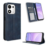 For Honor 600 Smart 5G / X7e Plus 5G Leather Case Wallet Stand Retro Texture Phone Cover