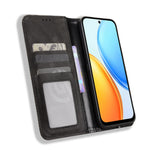 For Honor Play 80 Plus 5G / Honor X7e 4G Leather Case Wallet Stand Retro Texture Phone Cover
