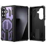Til Samsung Galaxy Z Fold7 5G / Galaxy Z Fold8 Ultra Magnetisk Cover TPU + PC Støtteben Telefoncover Faldsikring