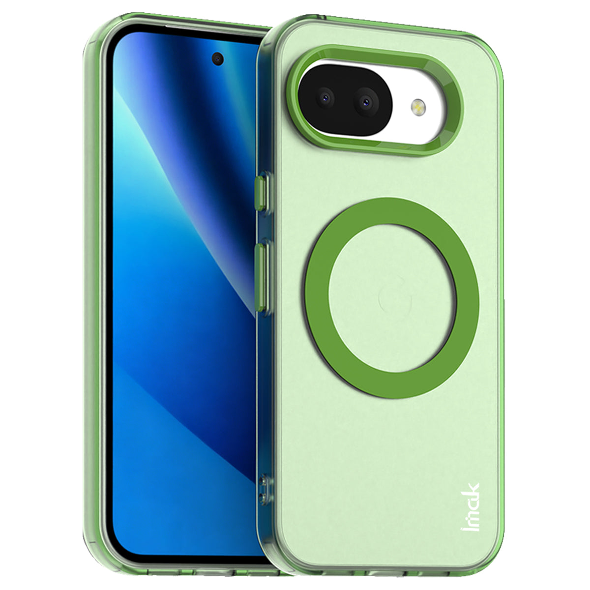 IMAK for Google Pixel 10a Magnetic Case Candy Color Anti Drop TPU + PET Back Cover