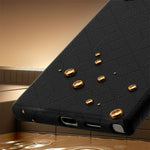 For Samsung Galaxy S26 Ultra Magnetic Case Imprinted Geometric Pattern Leather Coated PC + TPU Phone Cover