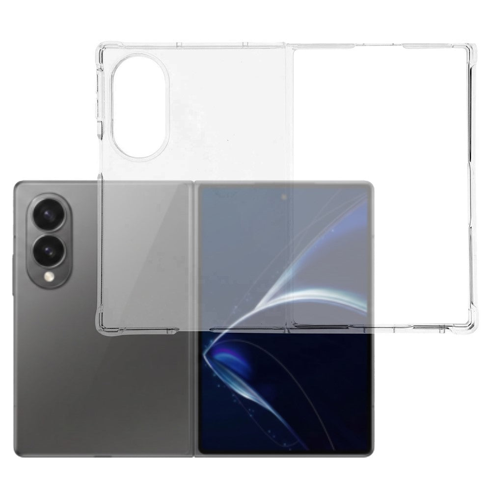 For Samsung Galaxy Z Fold8 Case Crystal Clear TPU Phone Cover with Reinforced Corner