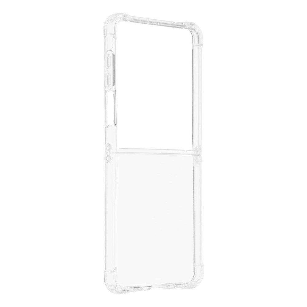For Samsung Galaxy Z Flip8 Case Crystal Clear TPU Phone Cover with Reinforced Corner