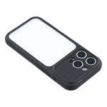 For iPhone 16 Pro Max Case Large Window TPU + PC Rubberized Phone Cover with Wrist Strap
