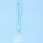 For iPhone 15 Pro Case Large Window TPU + PC Rubberized Phone Cover with Wrist Strap