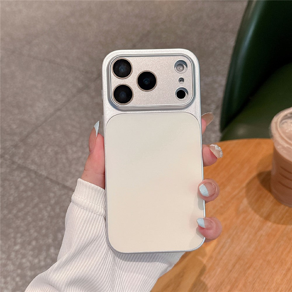 For iPhone 17 Pro Case PU Leather + PC + TPU Gradient Anti-fingerprint Matte Back Cover
