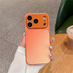For iPhone 17 Pro Max Case PU Leather + PC + TPU Gradient Anti-fingerprint Matte Back Cover