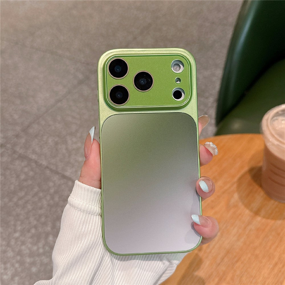 For iPhone 17 Pro Max Case PU Leather + PC + TPU Gradient Anti-fingerprint Matte Back Cover