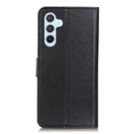 Anti-fall Litchi Texture Phone Case for Samsung Galaxy A34 5G, Stand PU Leather Coated Inner TPU Scratch-resistant Flip Wallet Cover