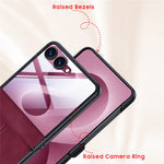 Samsung Galaxy Z Flip8-skal, gångjärnsskyddande läder + PC-mobilskal med sekretessfilm i härdat glas