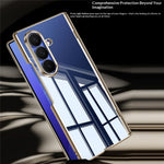 For Samsung Galaxy Z Fold8 Ultra Case with HD Clear Tempered Glass Film , Hinge Protection PC Phone Cover