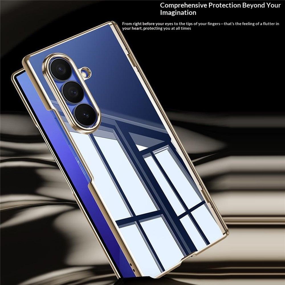 For Samsung Galaxy Z Fold8 Ultra Case with HD Clear Tempered Glass Film , Hinge Protection PC Phone Cover